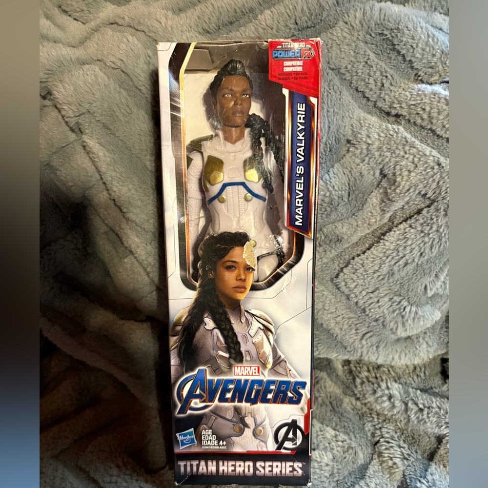 Marvel Valkyrie Figure in White and Blue